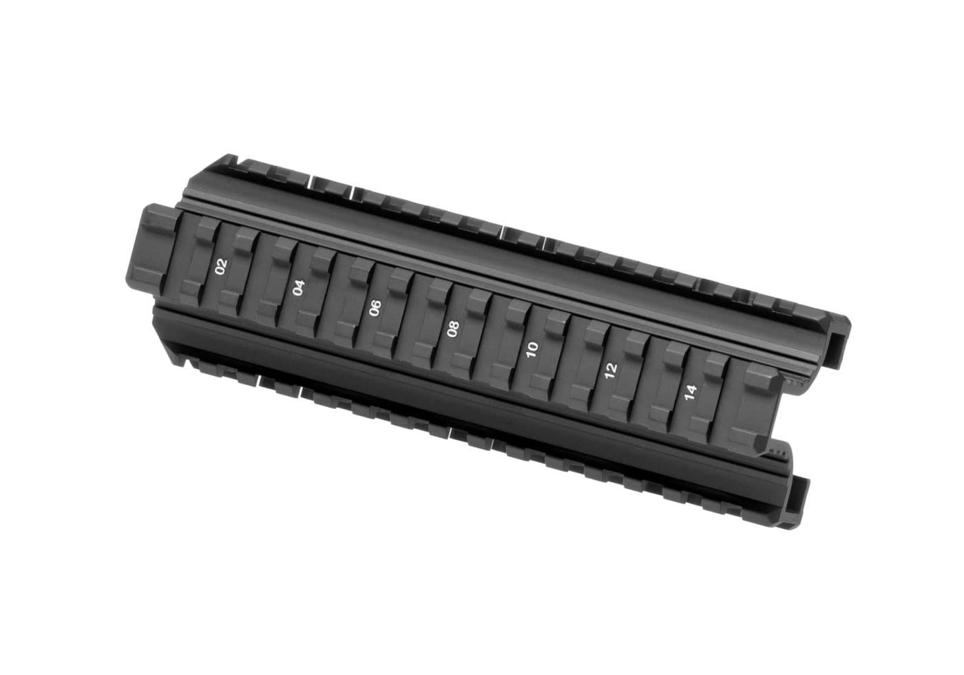 Leapers AK47 YU Quad Rail Handguard Black