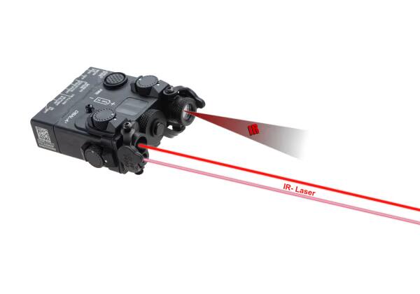 WADSN DBAL-A2 Aiming Device Red Laser + IR Laser/IR LED Black