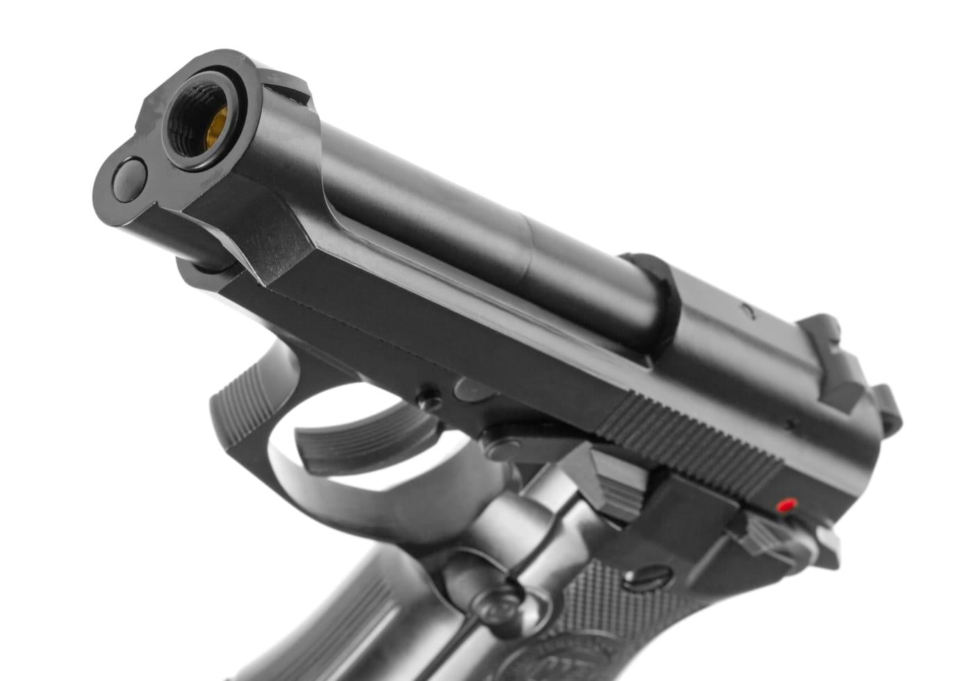 WE M84 Full Metal GBB Black