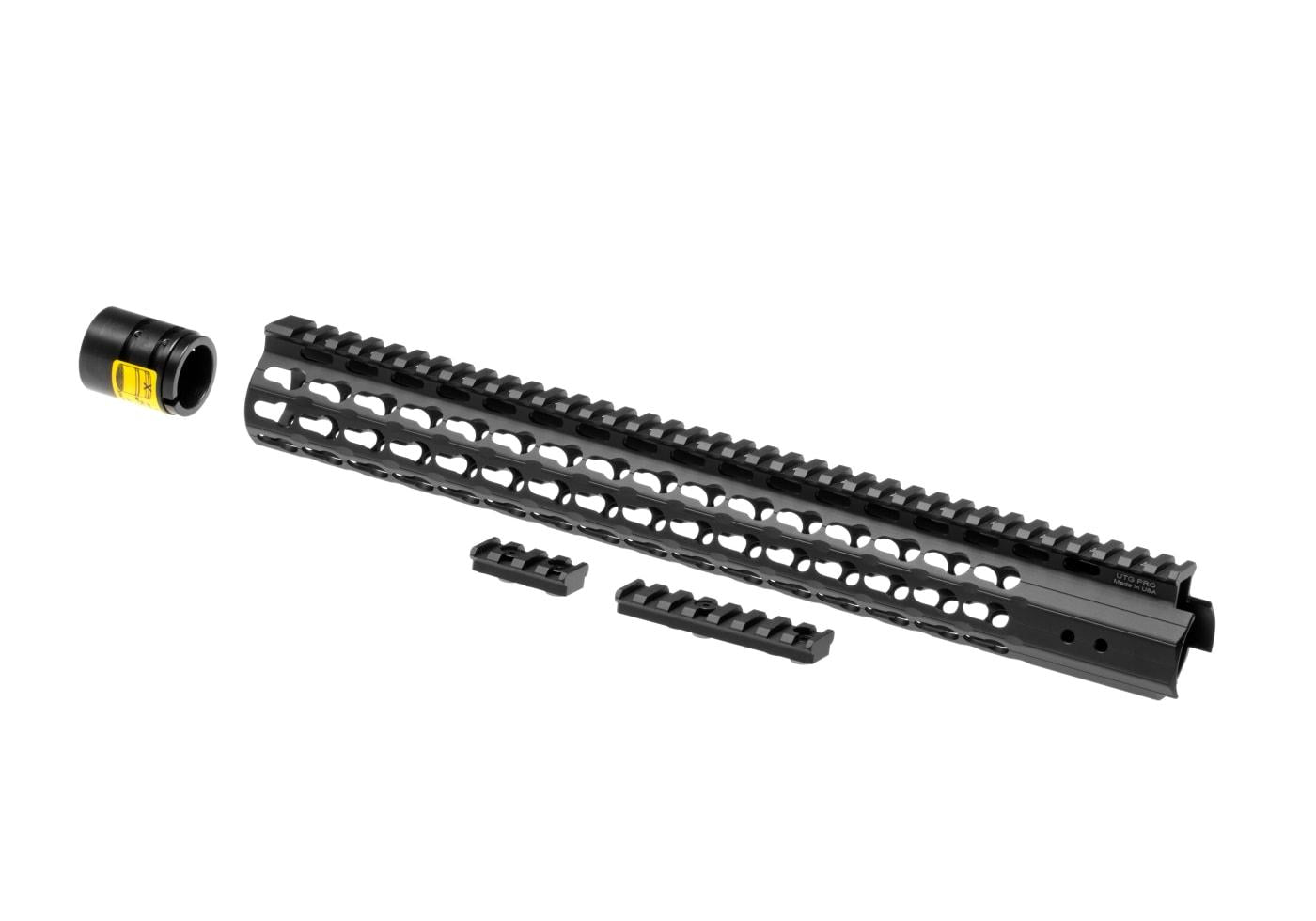 Leapers AR-15 15.3 Inch Super Slim Free Float Handguard Keymod Black
