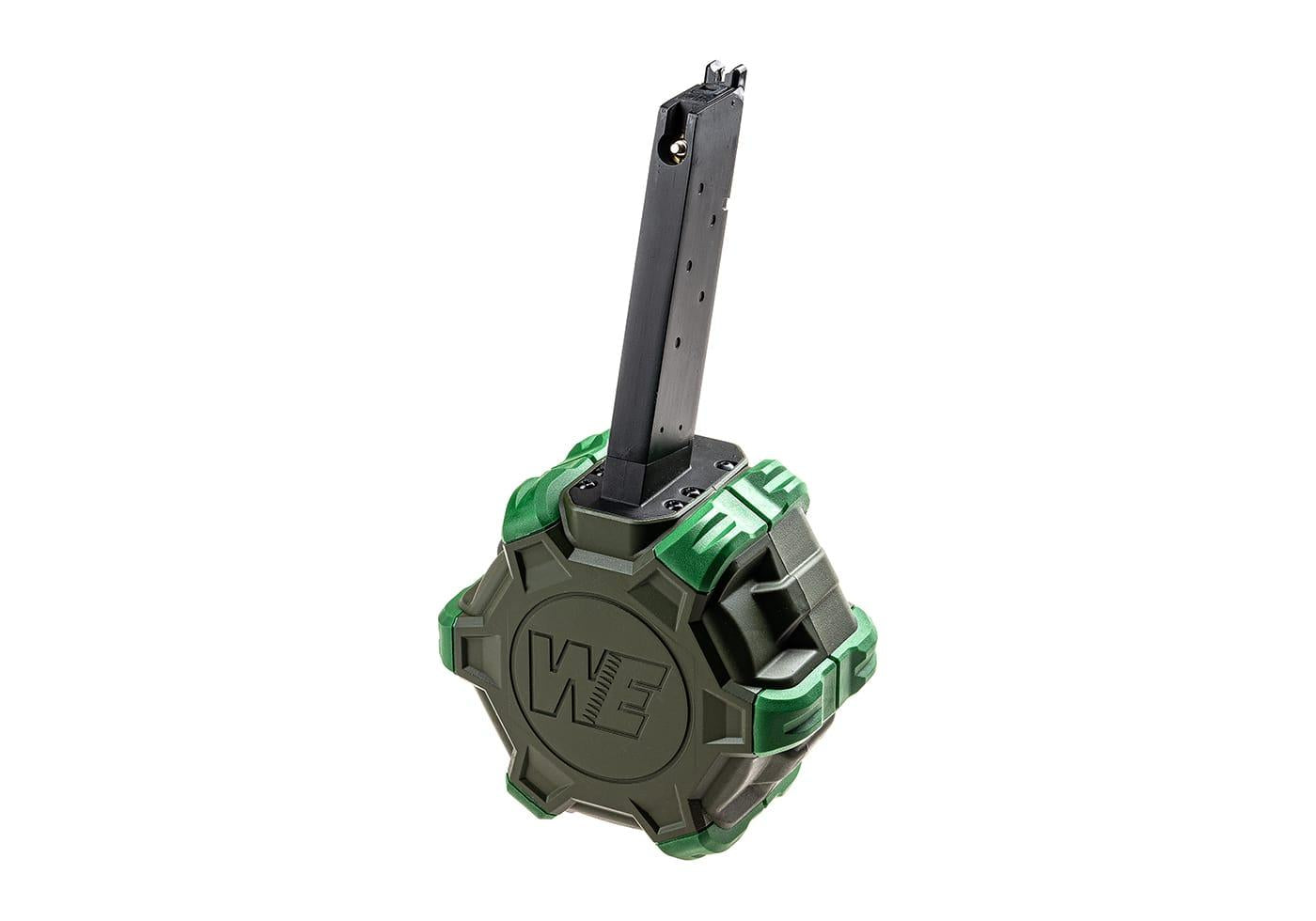 WE Drum Mag M1911 GBB 350rds Green
