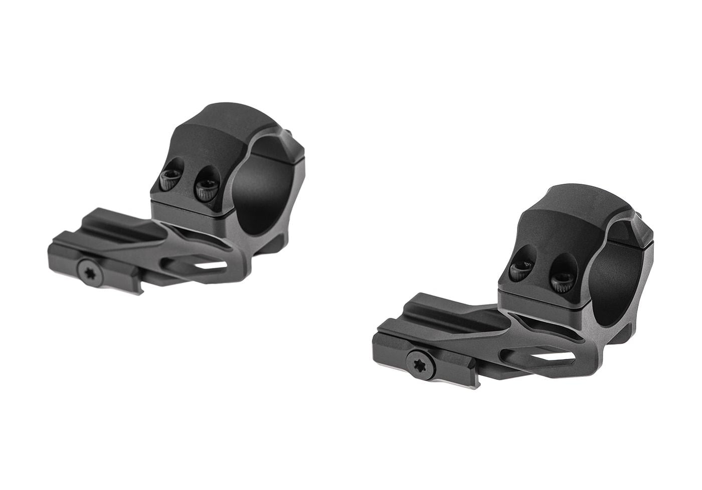 Leapers ACCU-SYNC 30mm High Profile 37mm Offset Picatinny Rings Black