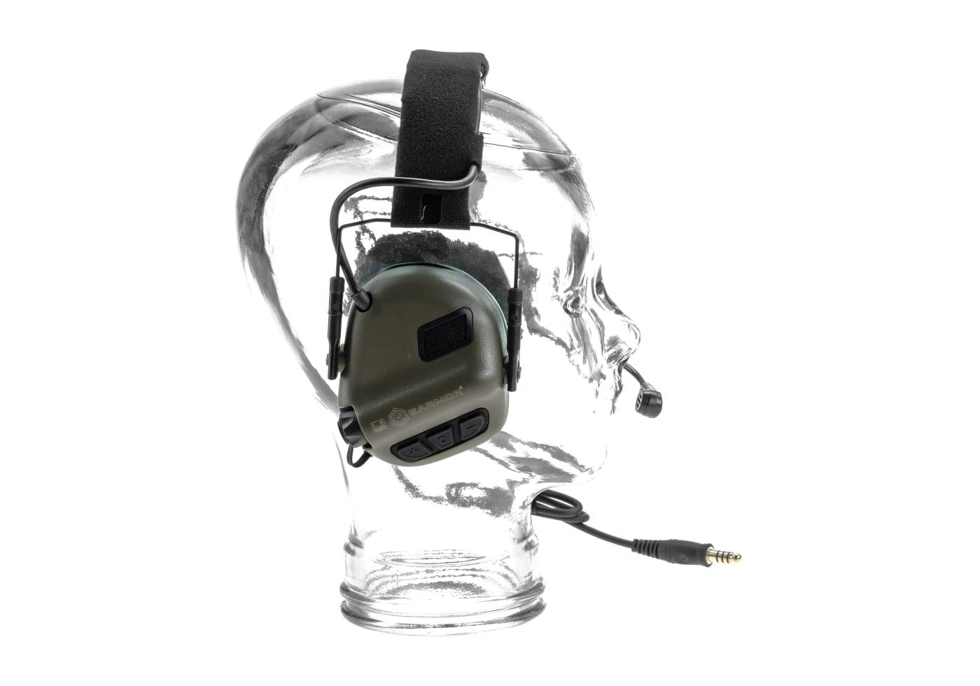 Earmor M32 Plus Tactical Hearing Protection Foliage Green