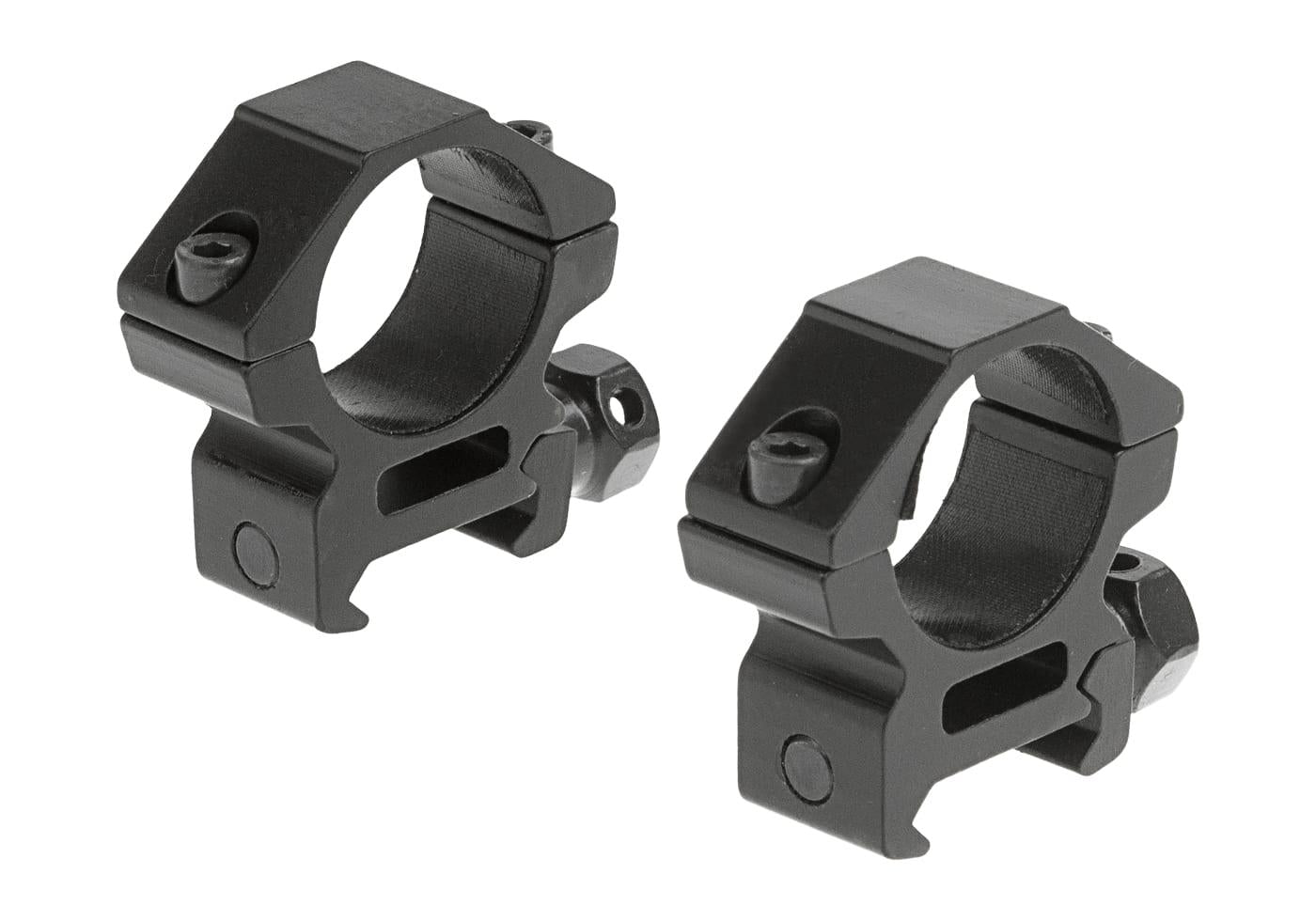 Leapers 25.4mm Scope Mount Rings Low Black