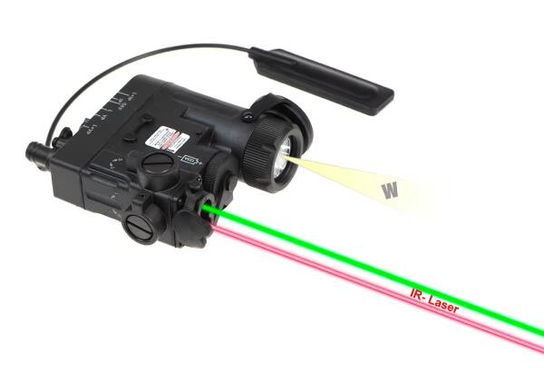 WADSN DBAL-eMkII Illuminator / Laser Module Green + IR Black