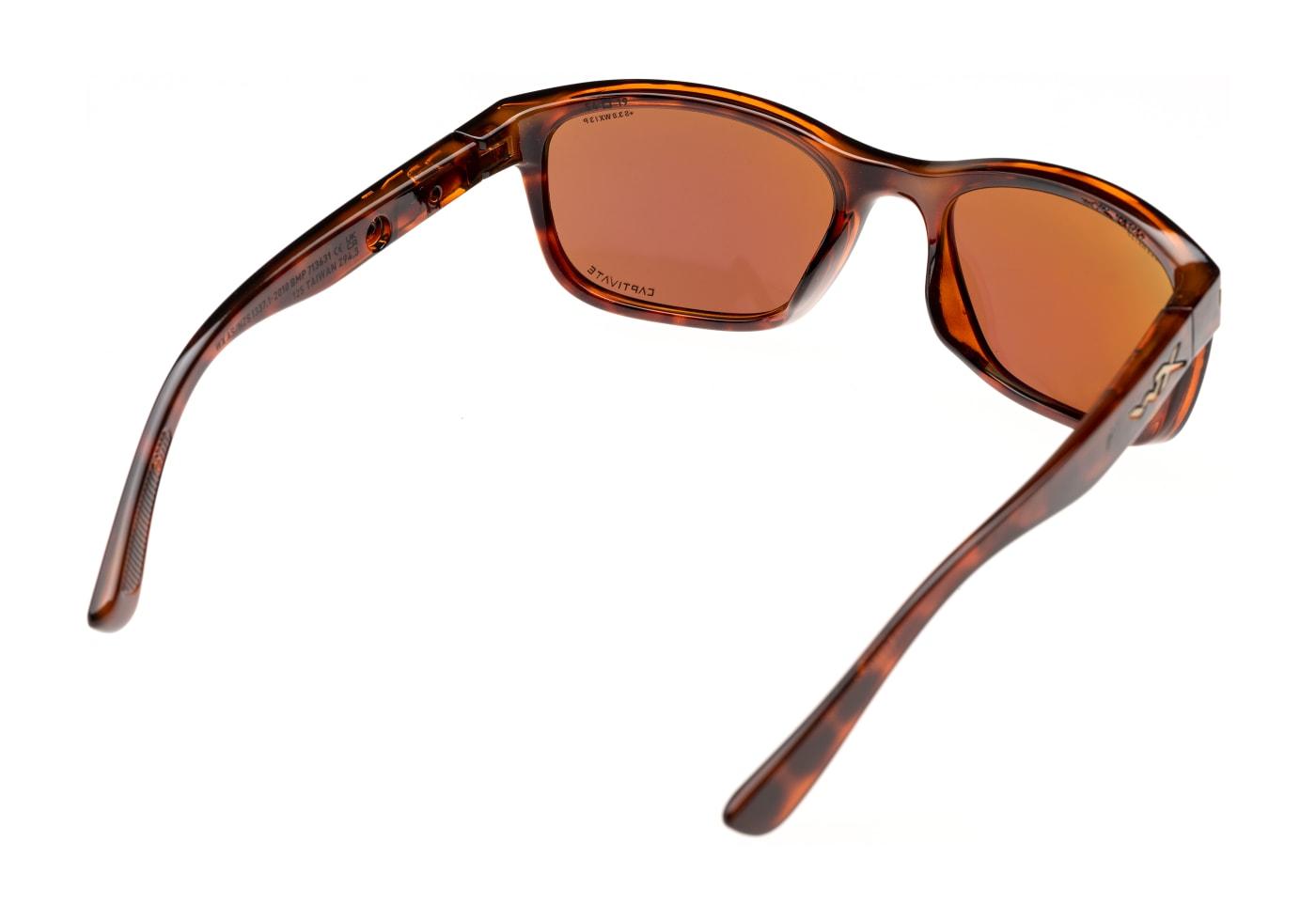 Wiley X WX Helix Captivate Polarized Green Mirror Brown