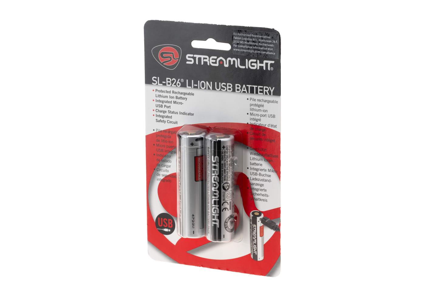 Streamlight SL-B26 Li-ion USB 2-Pack Black