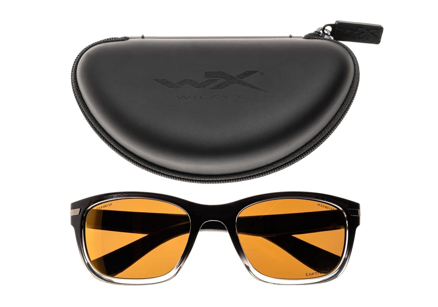 Wiley X WX Helix Captivate Polarized Bronze Mirror Black