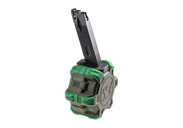WE Drum Mag M92 GBB 350rds Green