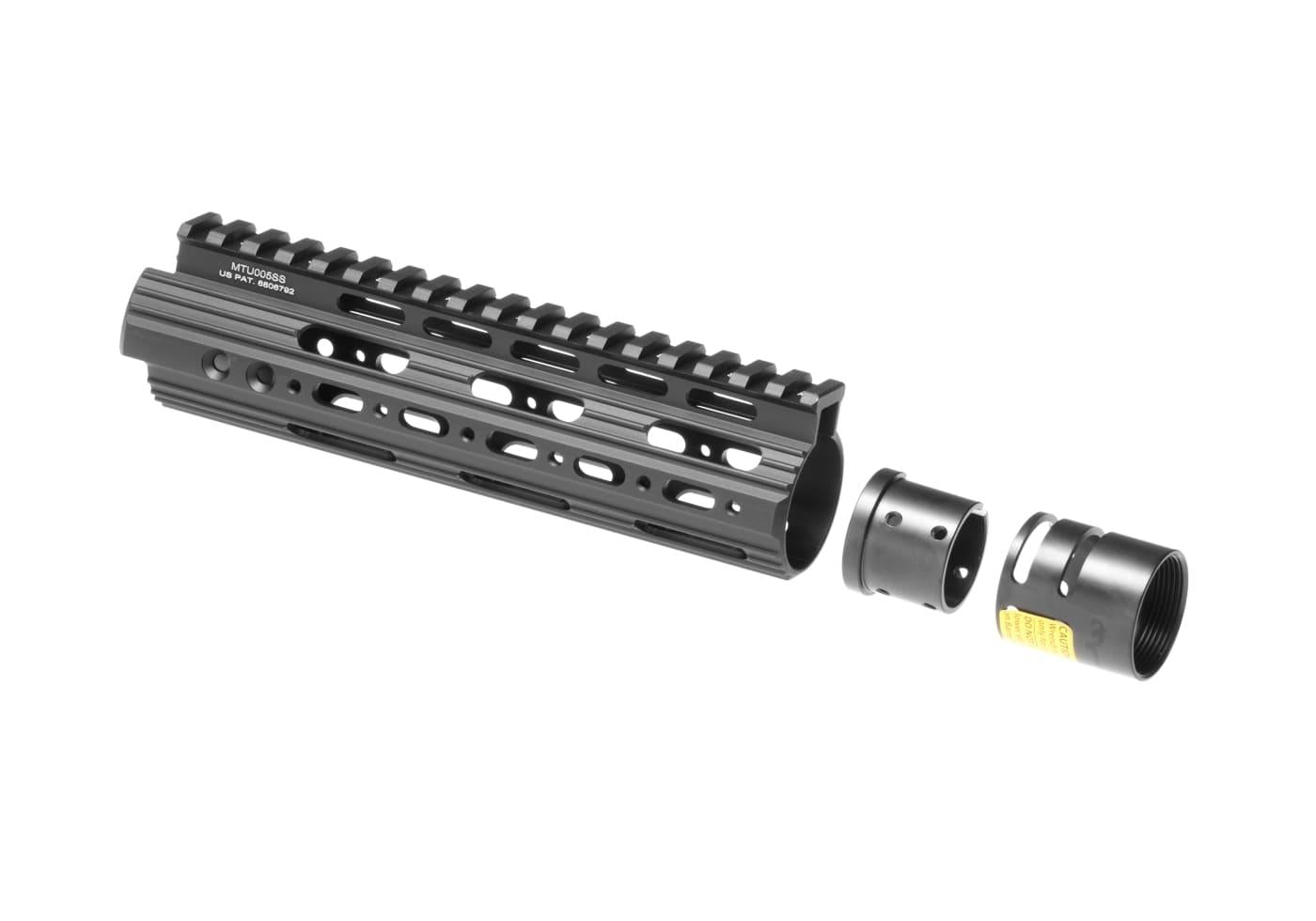 Leapers AR-15 7.2 Inch Super Slim Free Float Handguard Black