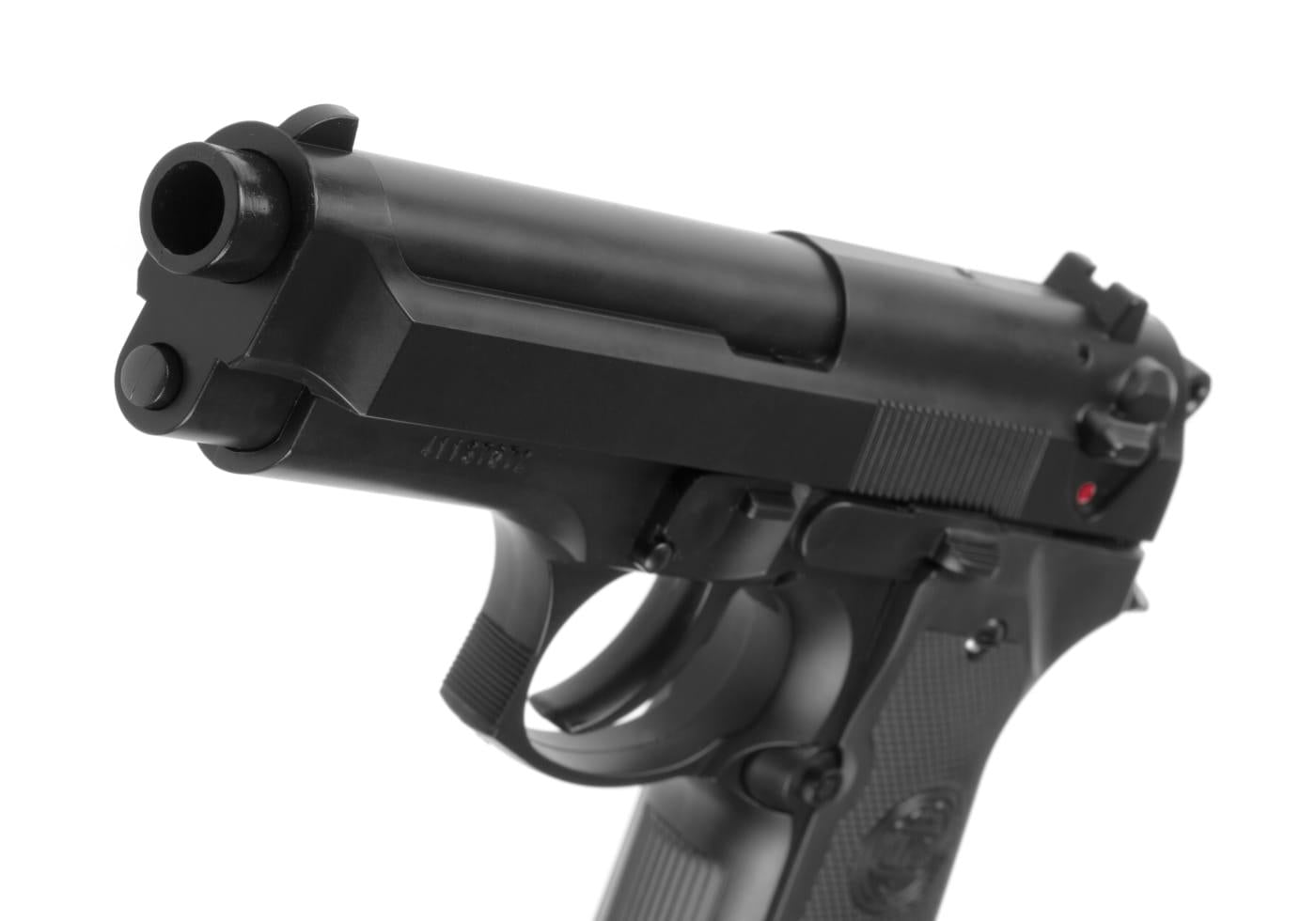 KWC M9 Springer Pistol Gun Black 6mm Airsoft