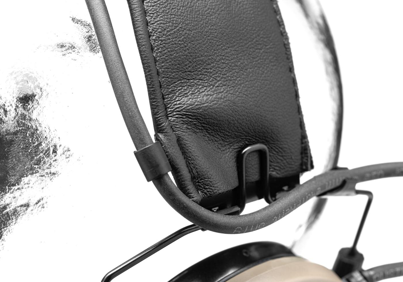 Sordin Supreme T2 Headband Leather Memory Foam Tan