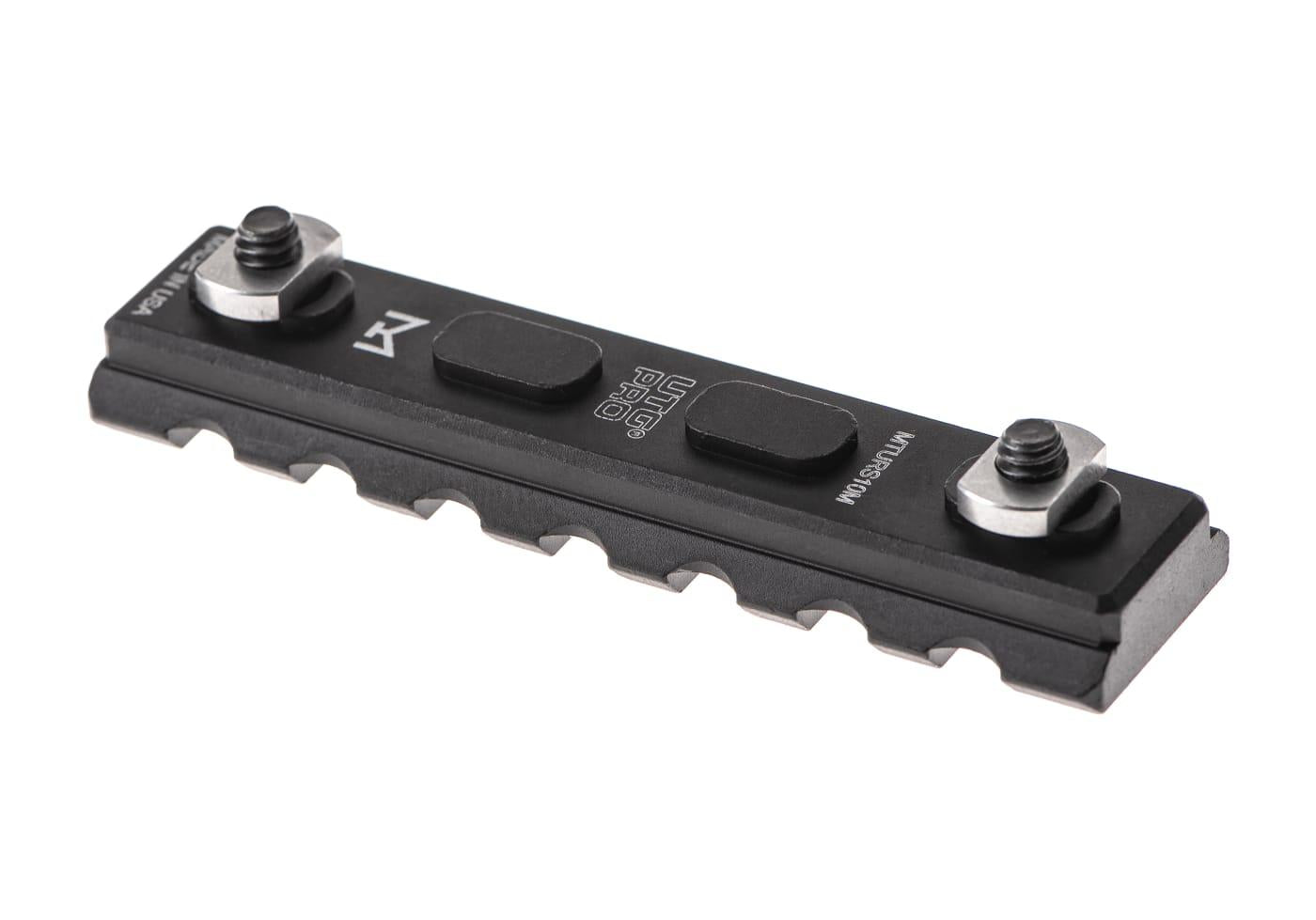 Leapers PRO 7-Slot M-LOK Picatinny Rail Section Black