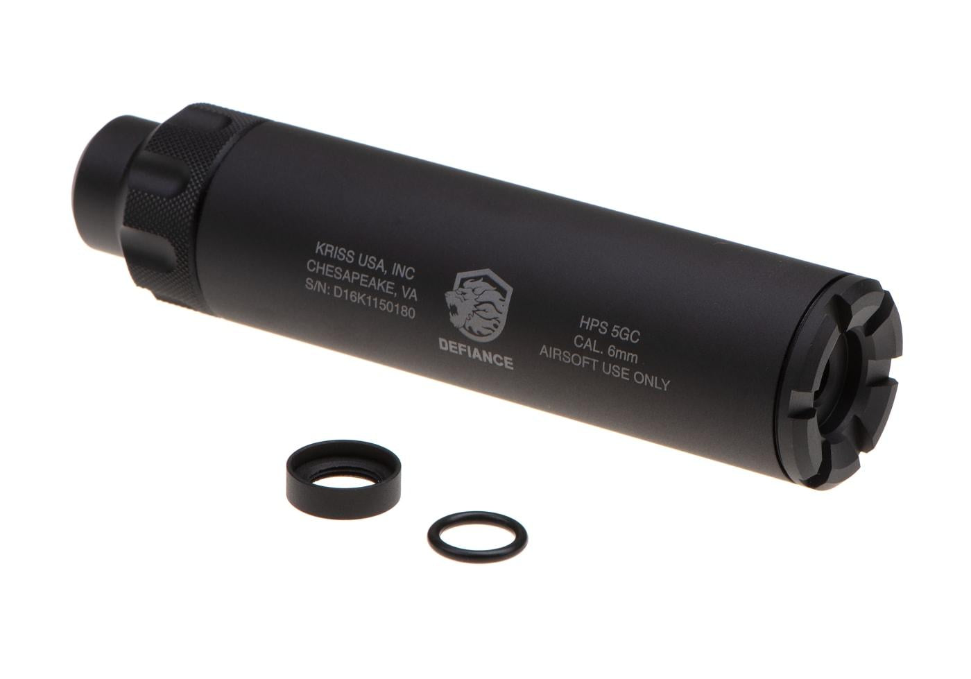 Krytac PDW Mock Supressor HPS 5GC Black 14mm CCW 161mm
