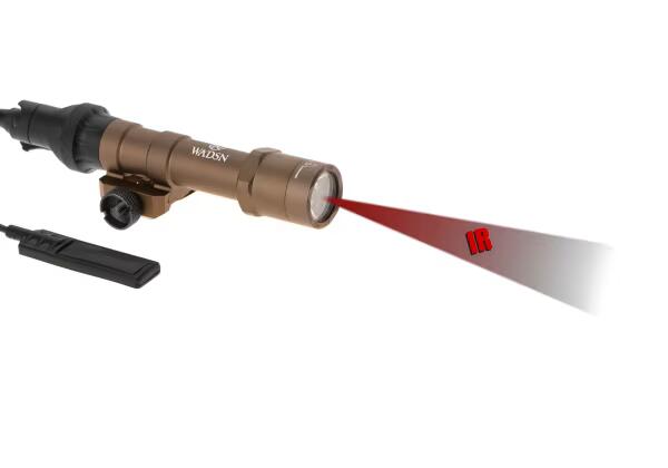 WADSN M600B Scout Flashlight With Dual Switch IR LED Dark Earth