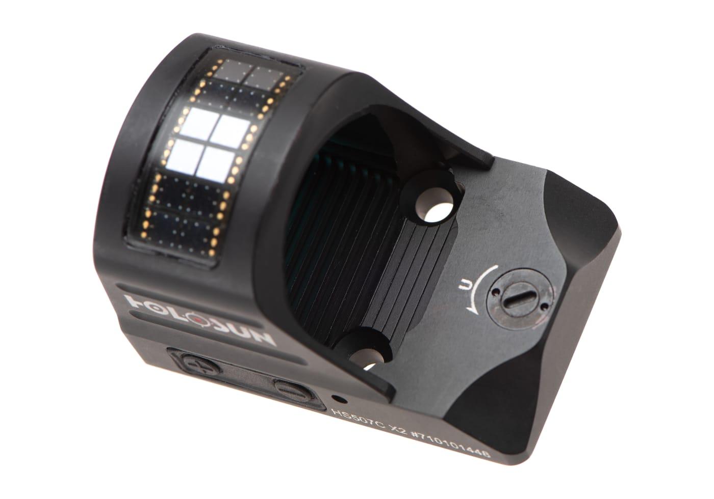 Holosun HS507C X2 Solar Red Circle Dot Sight Black