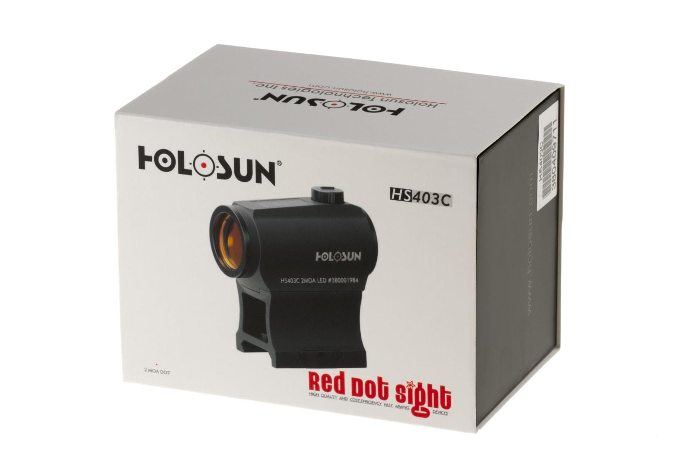 Holosun HS403C Solar Red Dot Sight Black