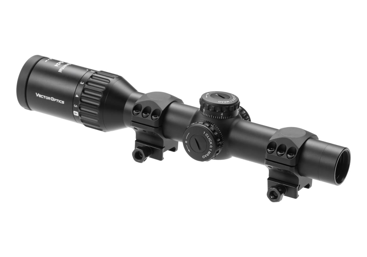 Vector Optics Continental x6 1-6x24i Fiber Black