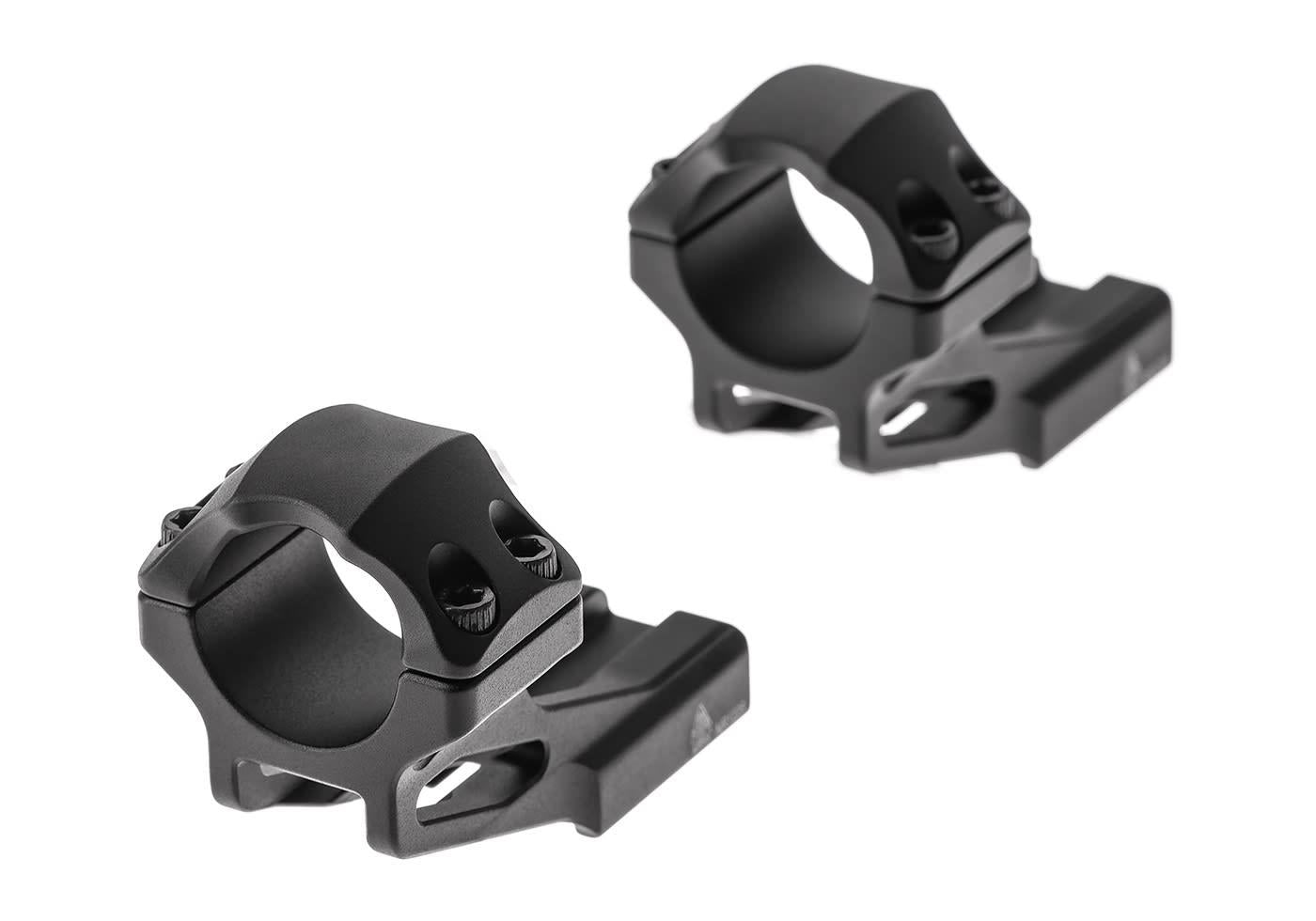 Leapers ACCU-SYNC 25.4 High Profile 37mm Offset Picatinny Scope Mount Rings Black