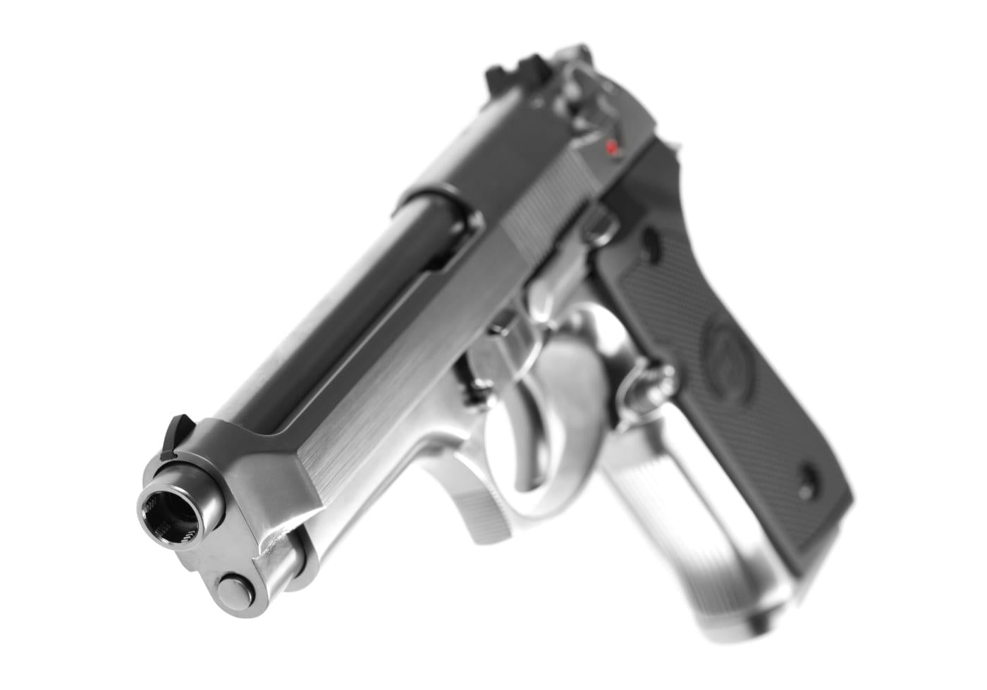 WE M9 A1 V2 Full Metal GBB Silver