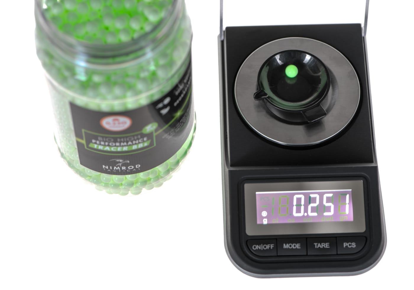Nimrod 0.25g Bio Tracer BB Professional Performance 2000rds Green