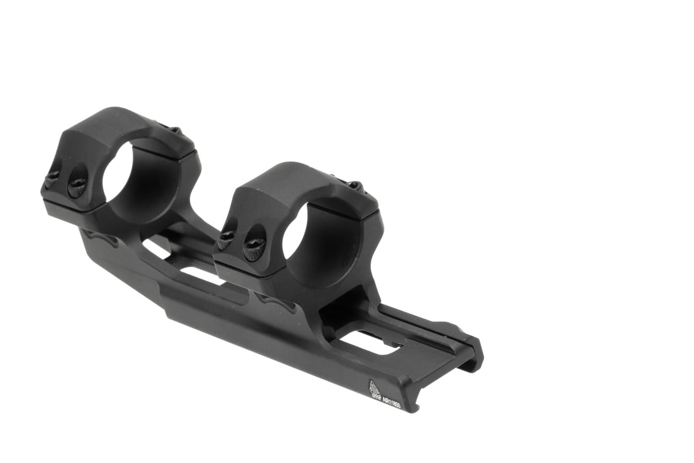 Leapers Accu-Sync 25.4mm Medium Profile 50mm Offset Rings Black