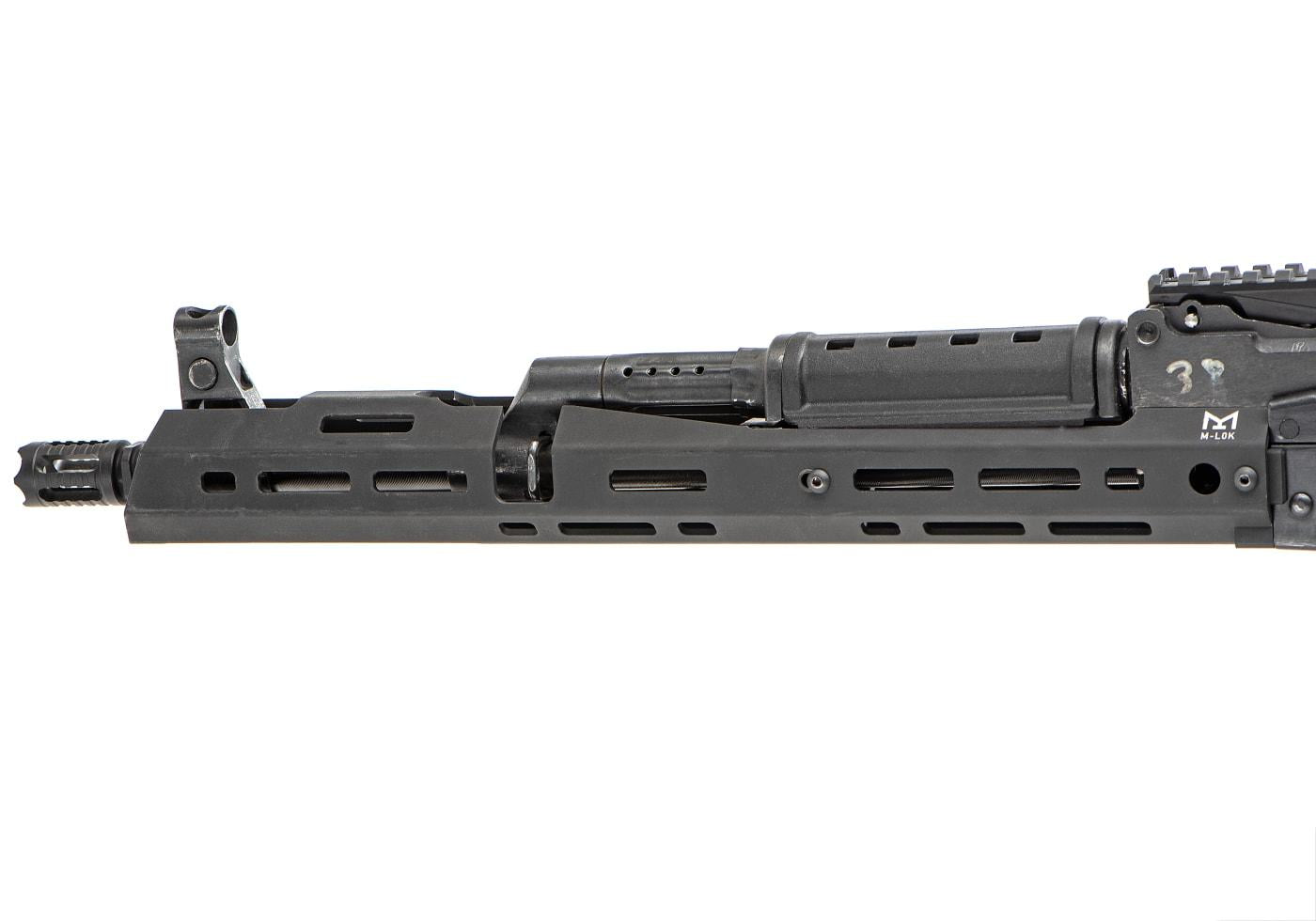 Clawgear AK47 Long Slick Handguard M-LOK Black
