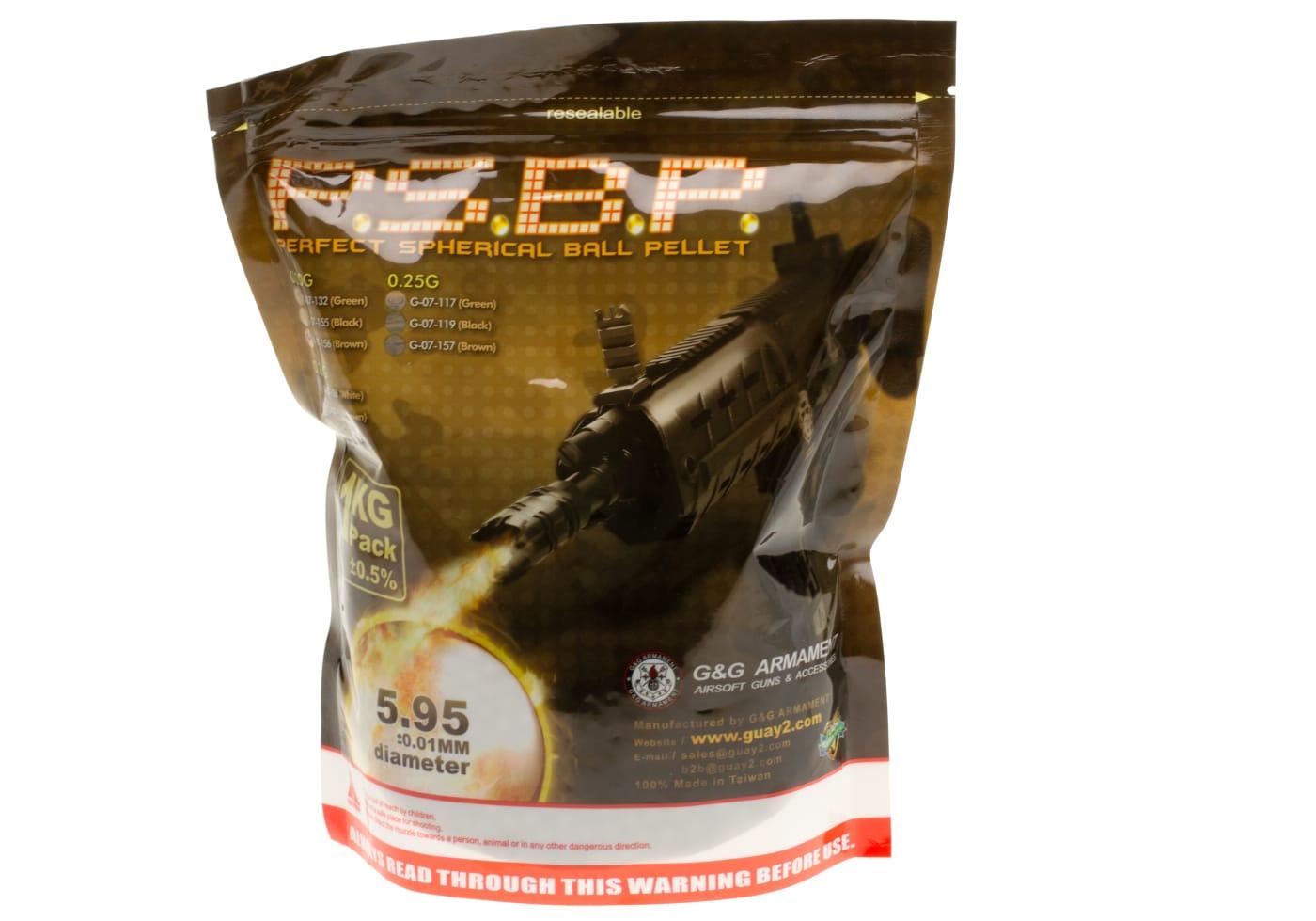 G&G 0.20g Perfect BBs 5000rds Brown