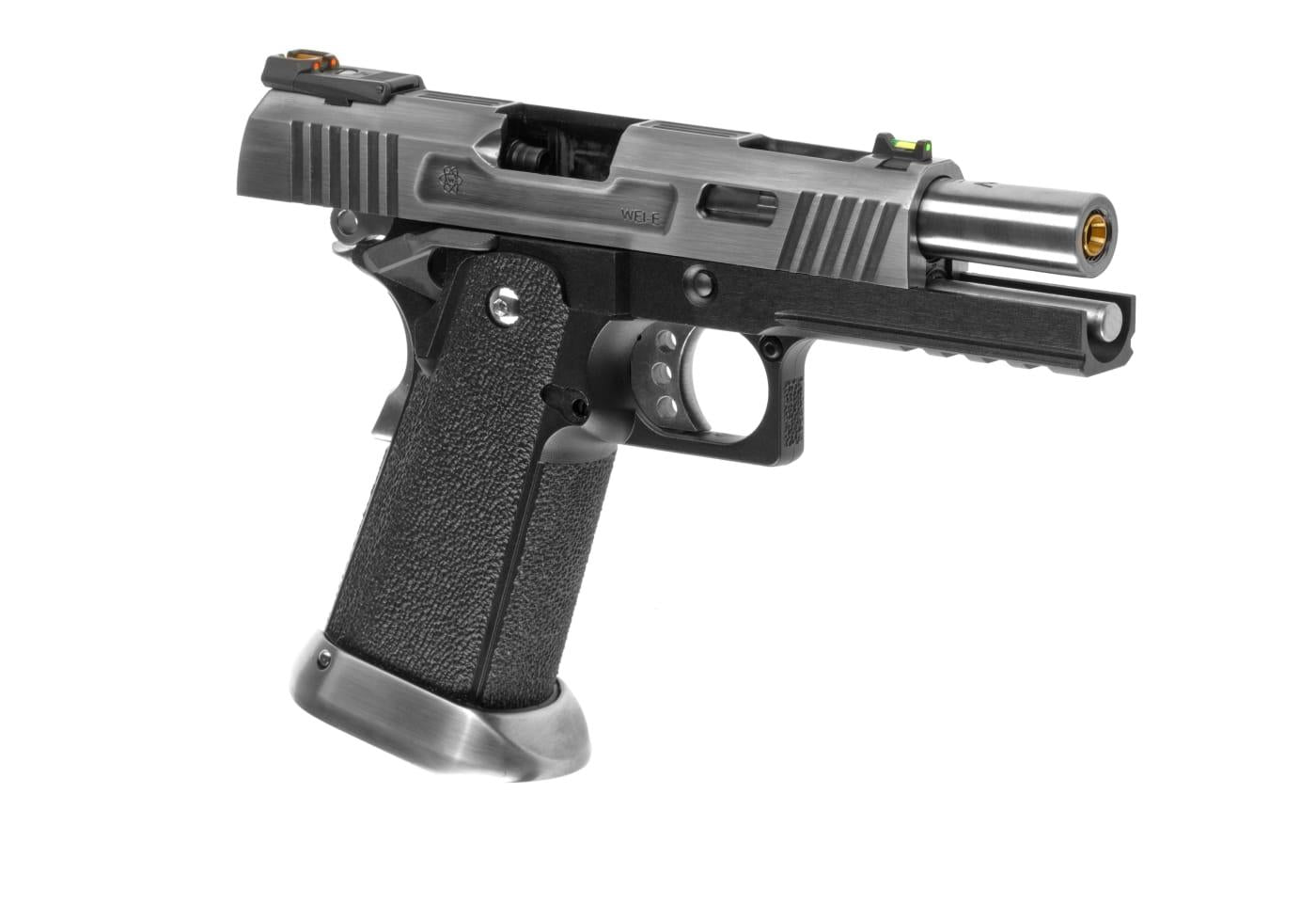 WE Hi-Capa 4.3 Force Full Metal GBB Silver