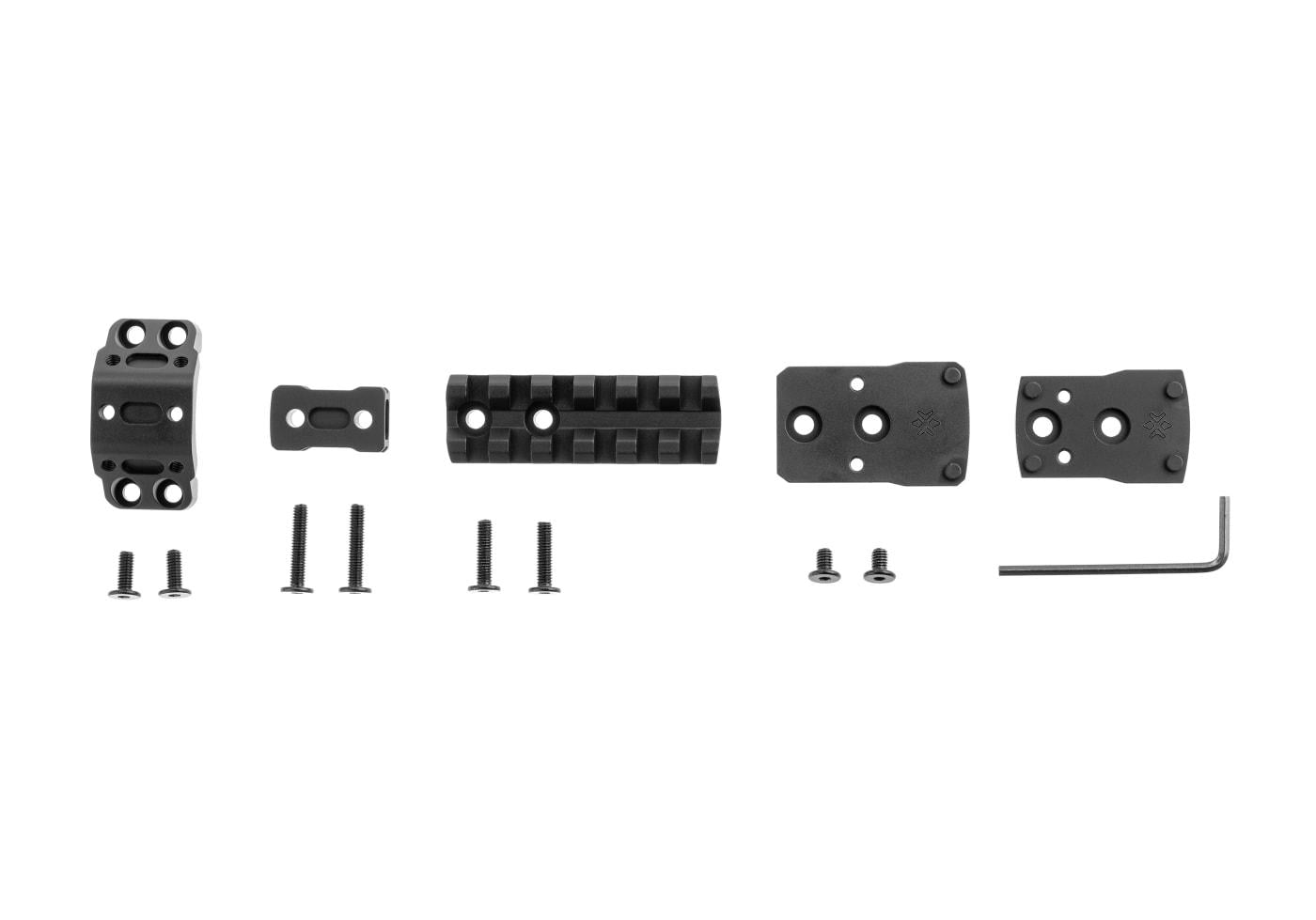 Vector Optics 30 mm X-Accu Mount Assembly Kit 4-Holes Black