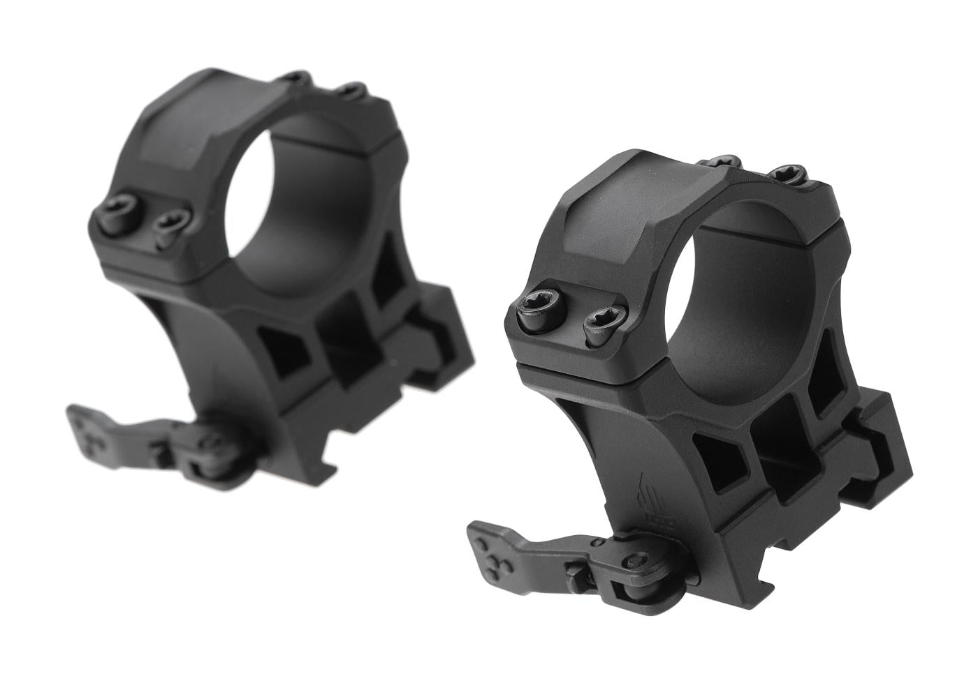 Leapers Accu-Sync QR 25.4mm High Profile Rings Black Scope Mounts