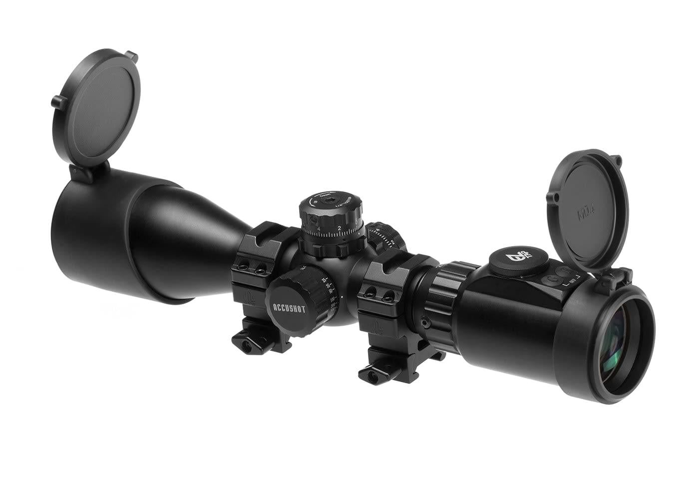 Leapers 2-7x44 30mm LAOIEW Accushot Scout TS Rifle Scope Black