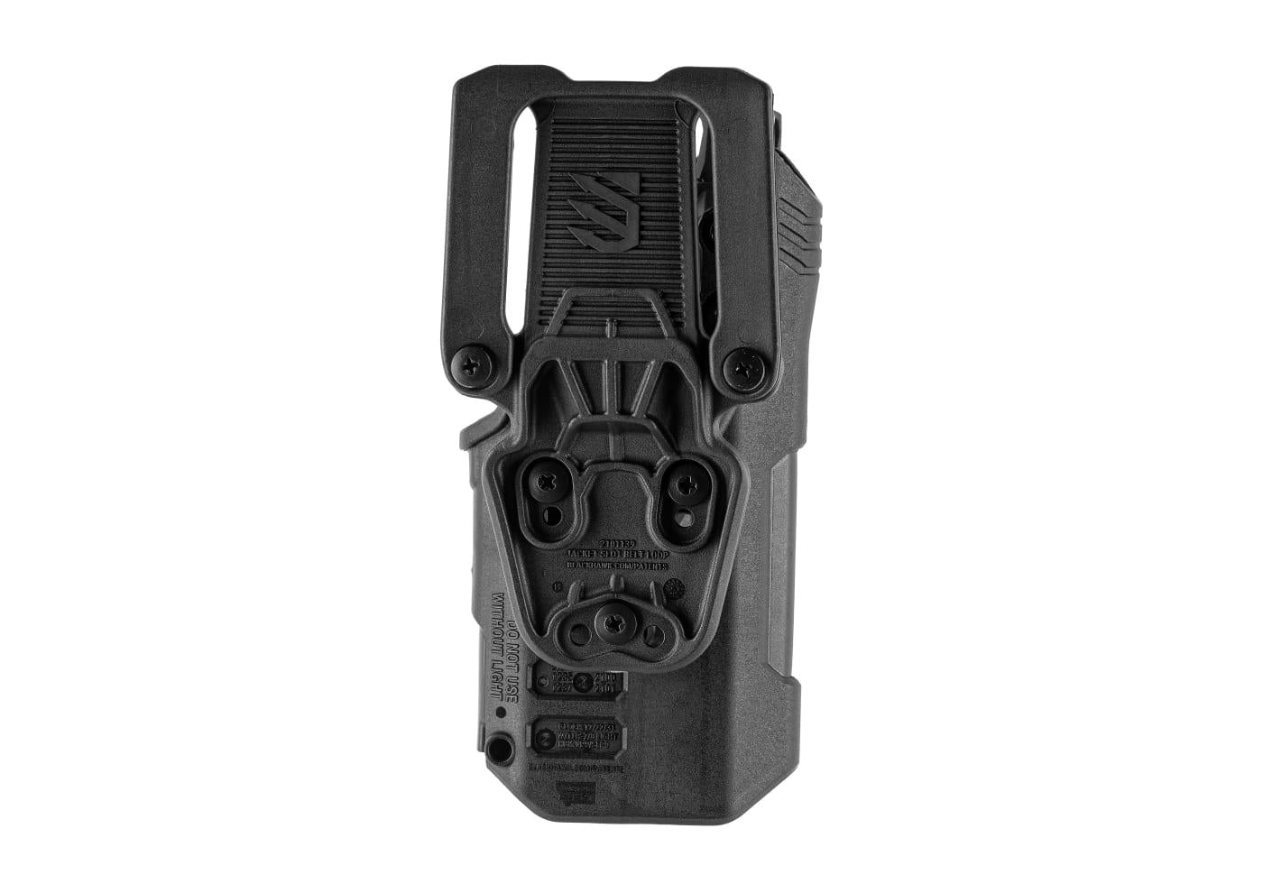 Blackhawk T-Series L3D Duty Holster for Glock 17/19/22/23/31/32/47 TLR-7/8 Left Side Black