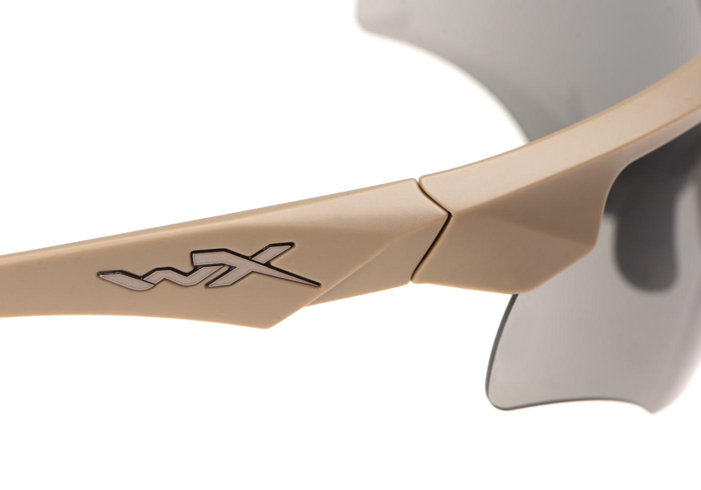 Wiley X WX Rogue Comm Smoke / Clear / Rust Tan