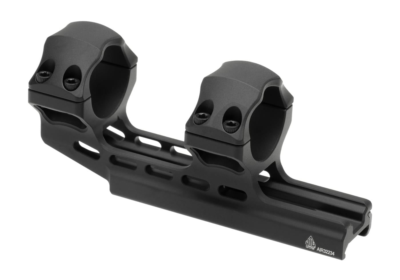 Leapers Accu-Sync 30mm High Profile 34mm Offset Rings Black