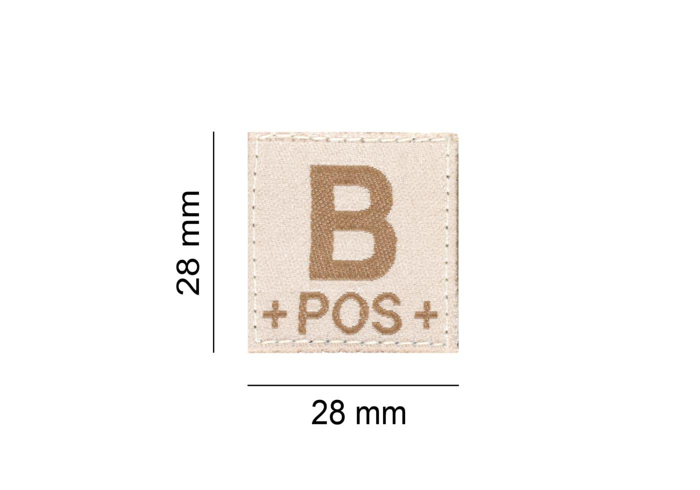 Clawgear B Positive Bloodgroup Patch