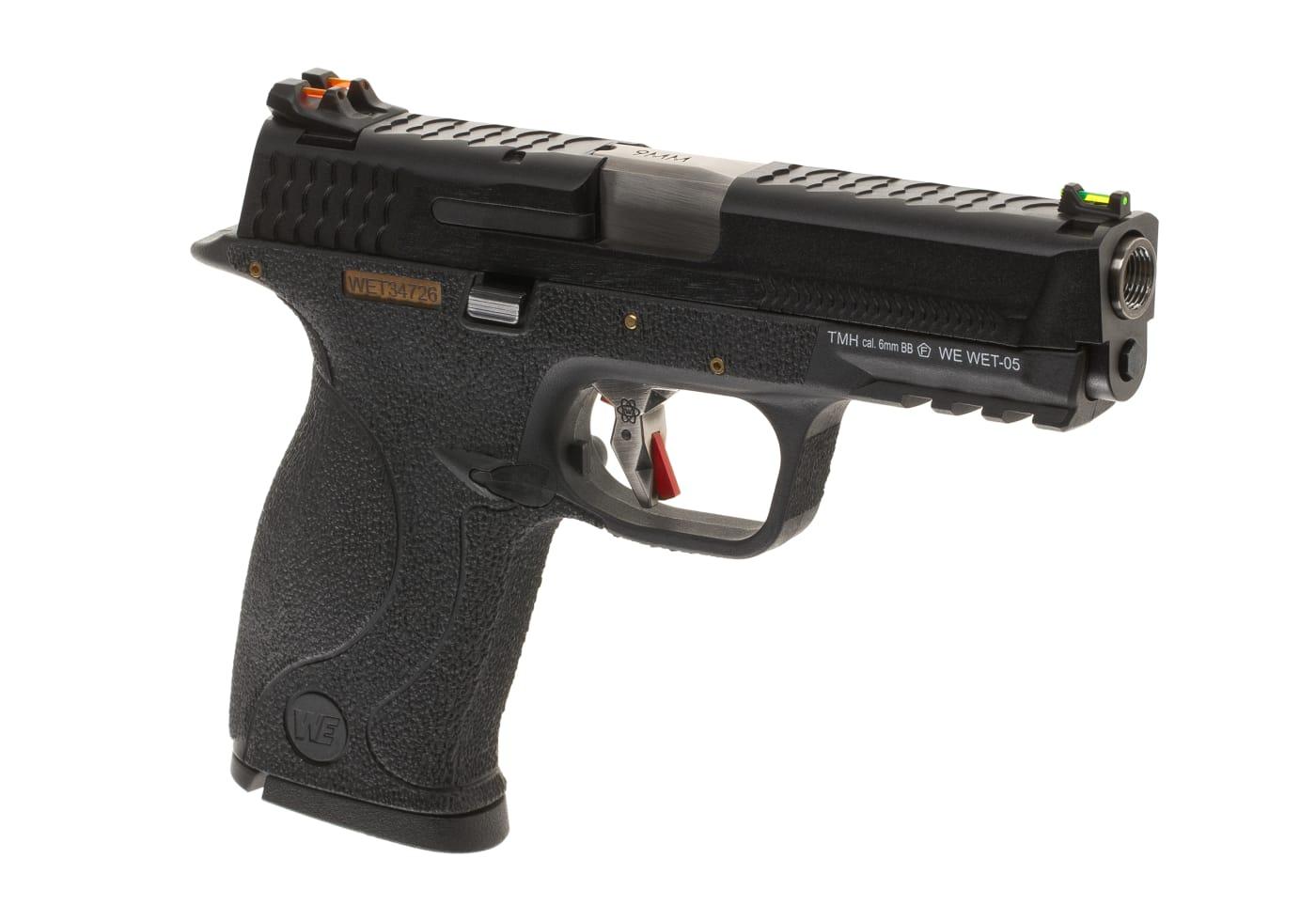 WE WET-05 BK Black Barrel Metal Version GBB Black