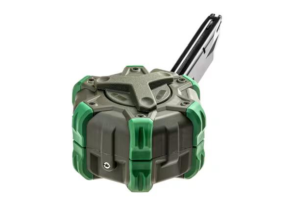 WE Drum Mag M92 GBB 350rds Green