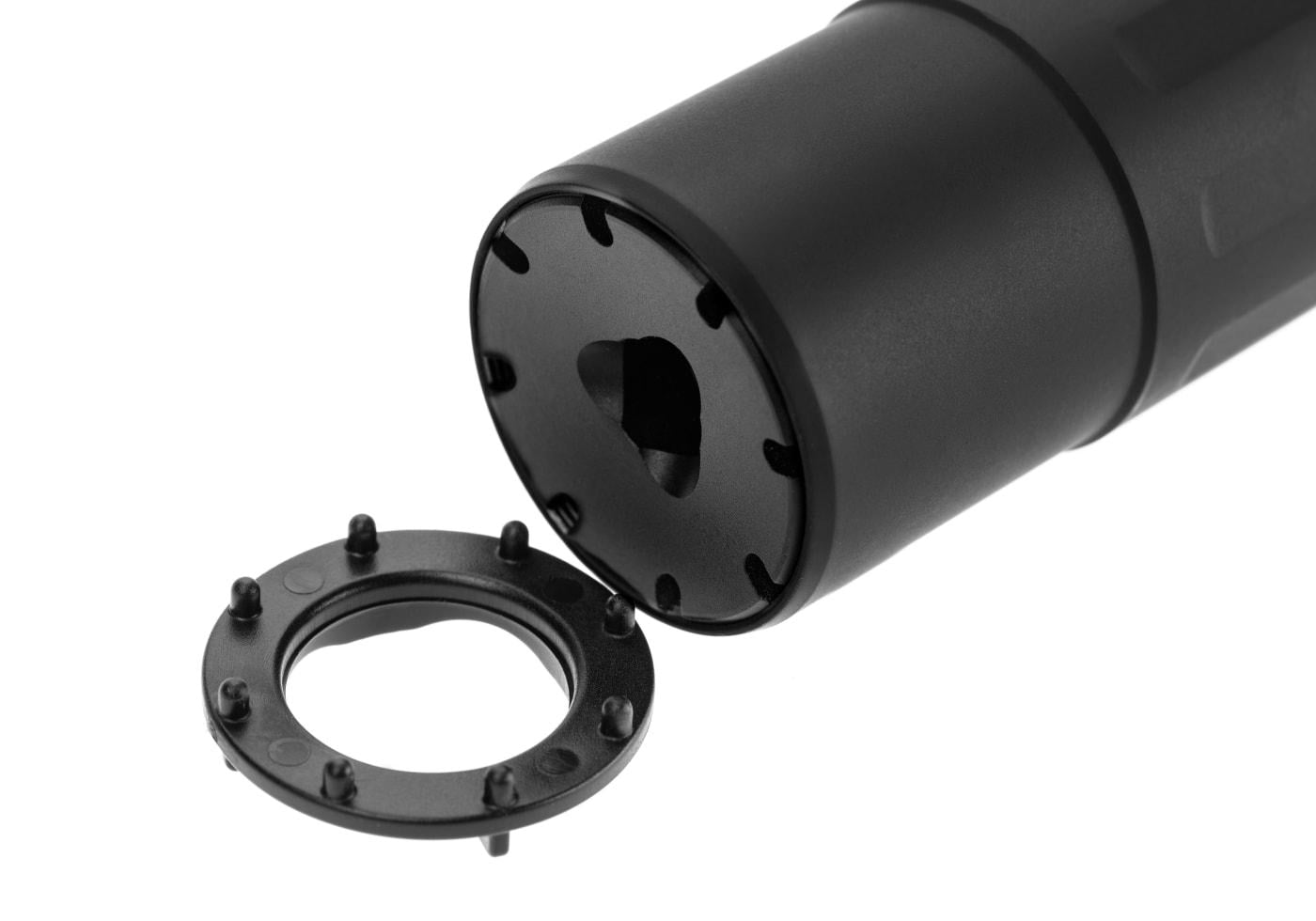 PTS Syndicate Dead Air Sandman-S Mock Suppressor with Tracer Black