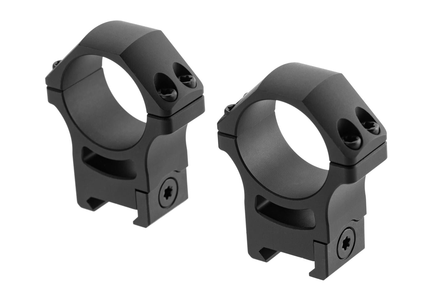 Leapers PRO 34mm High Profile P.O.I. Picatinny Scope Mount Rings Black