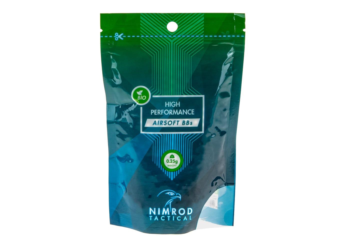 Nimrod 0.25g Airsoft Bio BB High Performance 1000rds White
