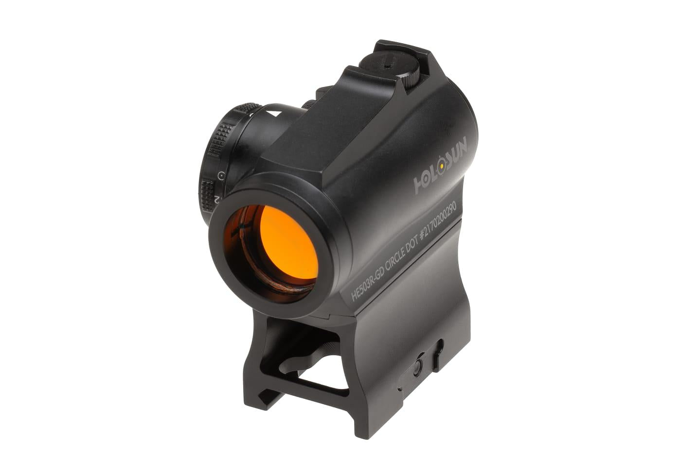 Holosun HE503R-GD Elite Gold Circle Dot Sight Black