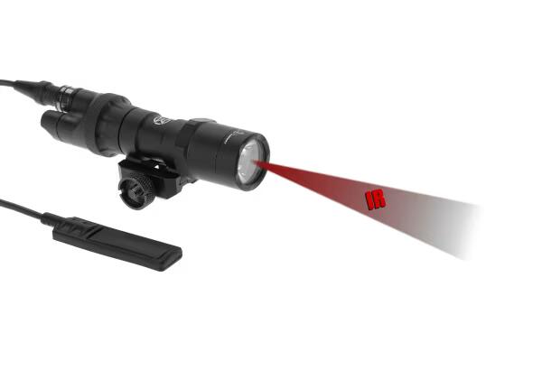 WADSN M300B Mini Scout Flashlight With Dual Switch IR LED Black