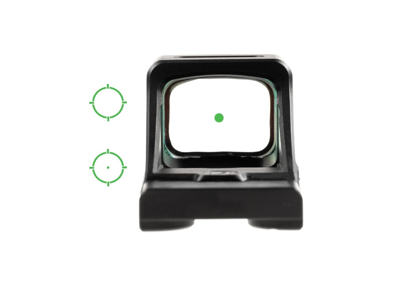 Holosun SCS Solar Green Circle Dot Sight Walther PDP Footprint Black
