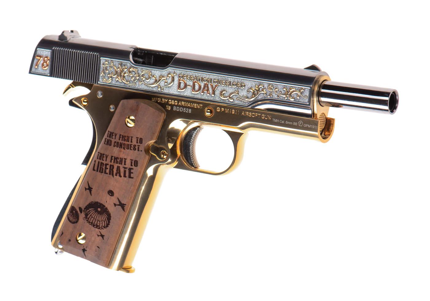 G&G GPM1911 D-Day Limited Version GBB Black