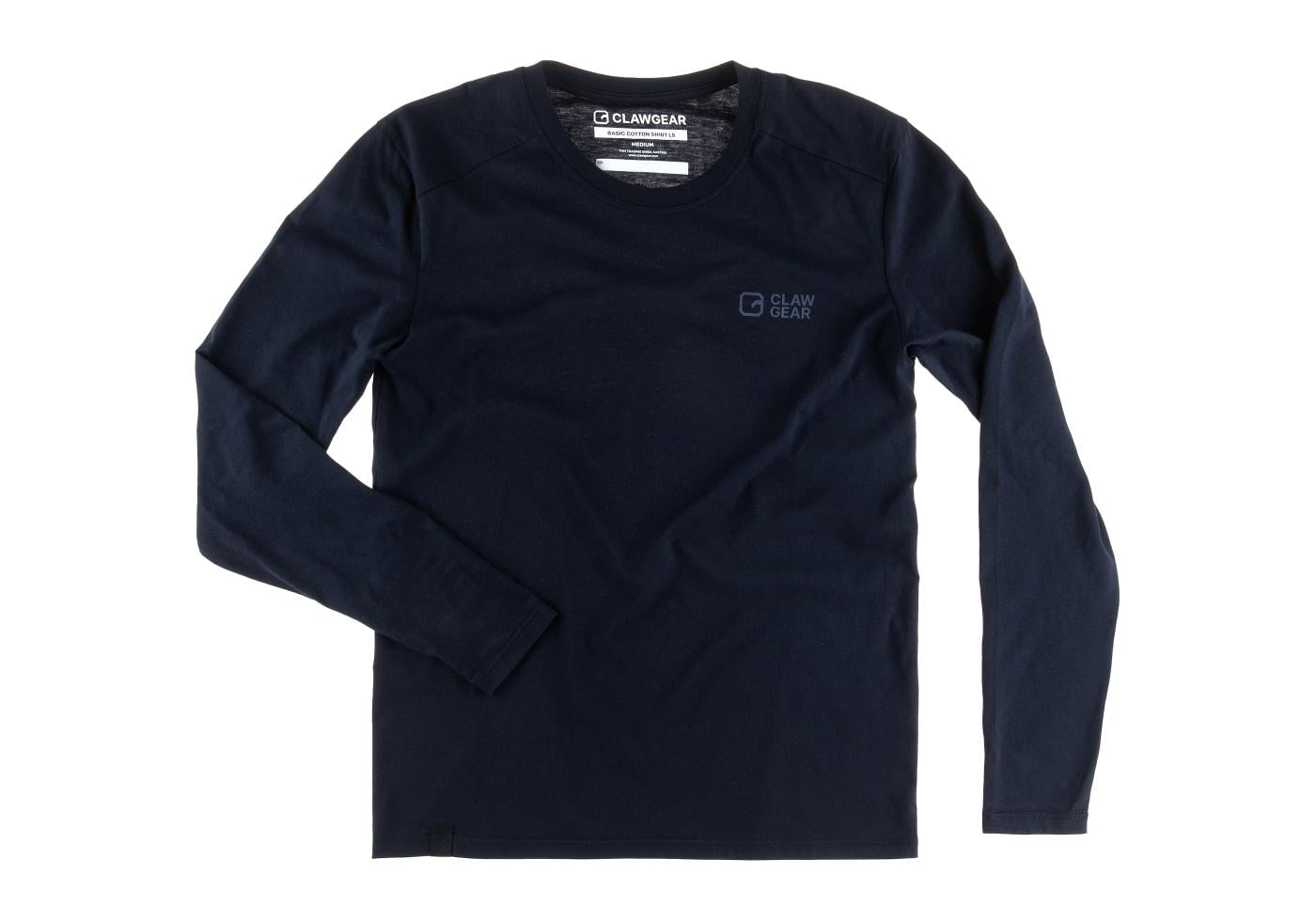 Clawgear Basic Tee Long T-Shirt Sleeve Navy