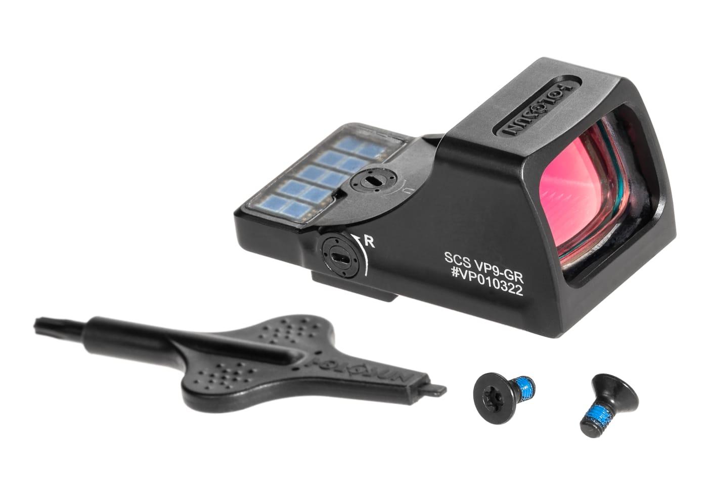 Holosun SCS Solar Green Circle Dot Sight H&K VP9 Footprint Black