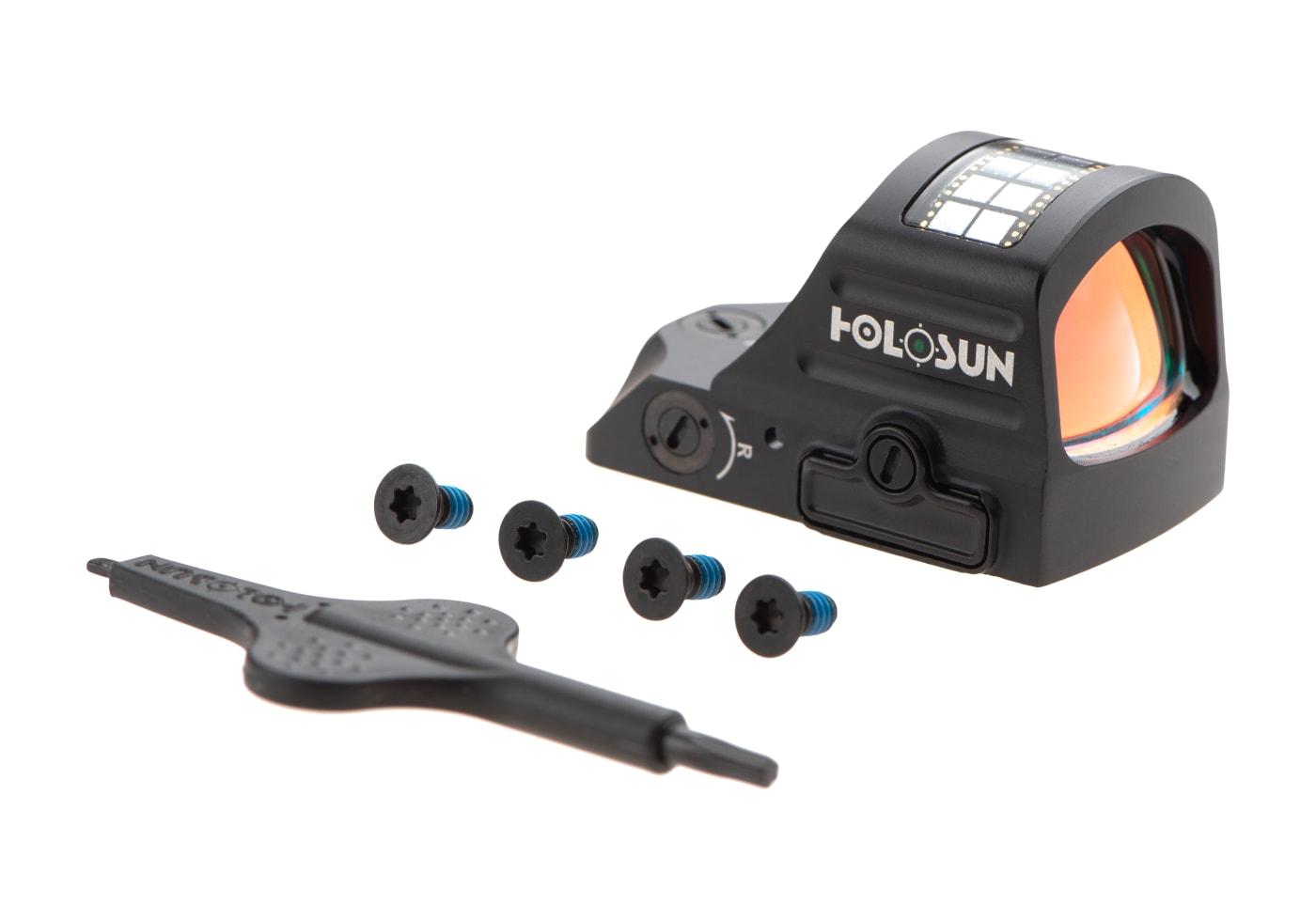 Holosun HE407C-GR X2 Elite Solar Green Dot Sight Black