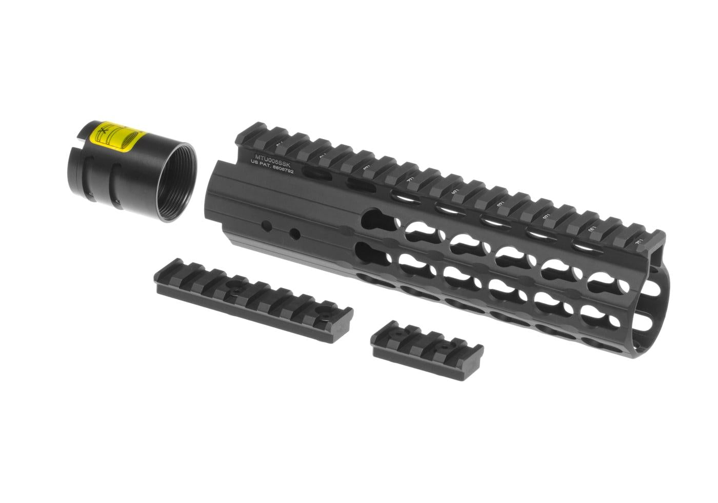 Leapers AR-15 7.2 Inch Super Slim Free Float Handguard Keymod Black
