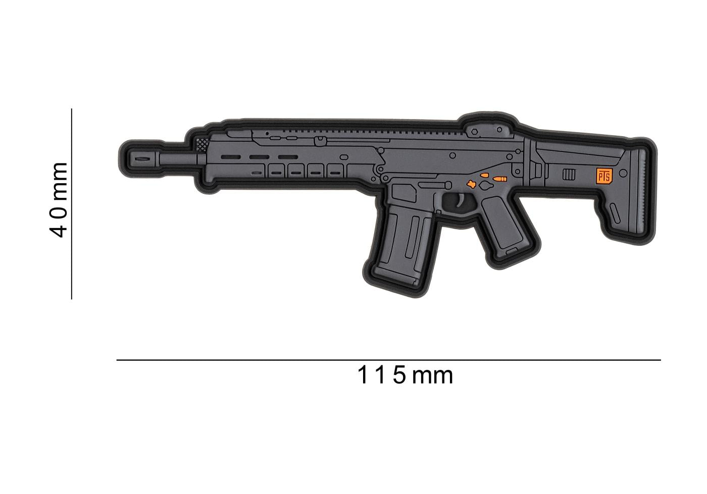 PTS Syndicate 4.6" Masada PVC Patch Black